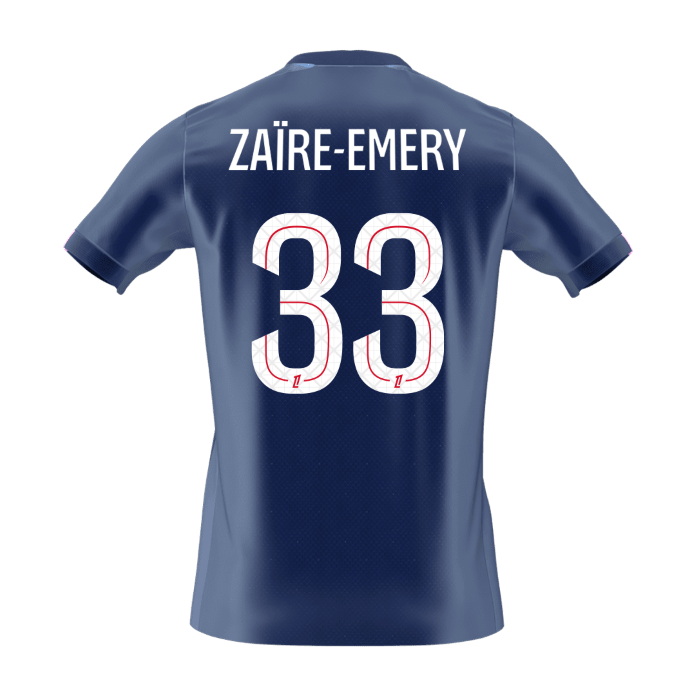 PSG Hjemmebanetrøje 2025/26 – ZAÏRE EMERY #33
