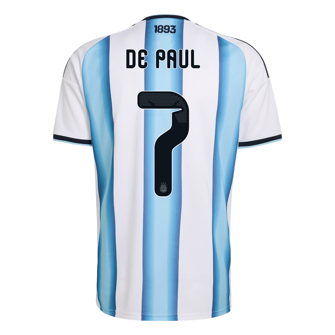 Argentina Hjemmebanetrøje VM 2026 – DE PAUL #7