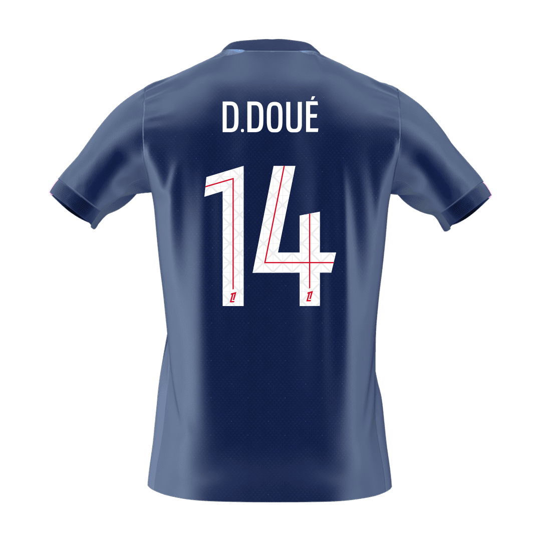 PSG Hjemmebanetrøje 2025/26 – D. DOUÉ #14