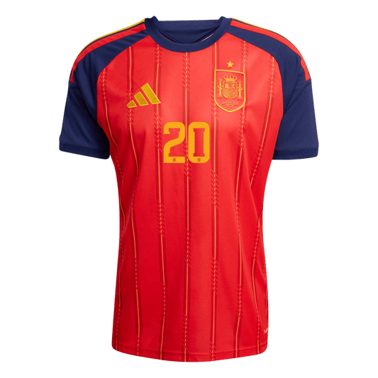 Spanien Hjemmebanetrøje VM 2026 – PEDRI #20