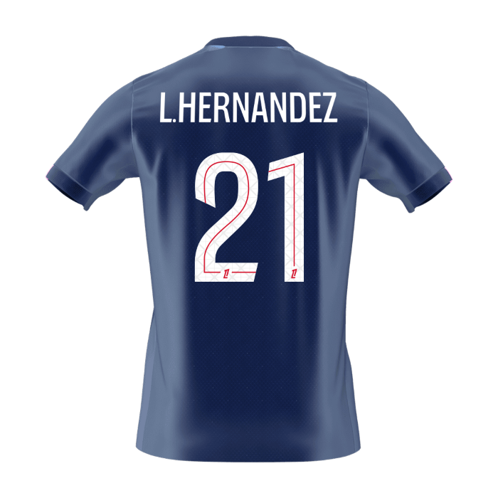 PSG Hjemmebanetrøje 2025/26 – L. HERNANDEZ #21