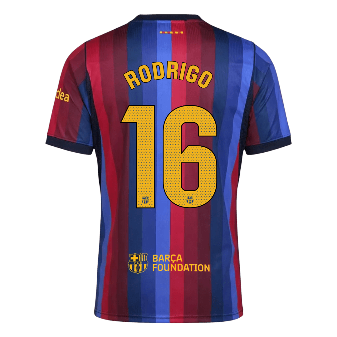 Barcelona Hjemmebanetrøje 2026/27 – RODRIGO #16