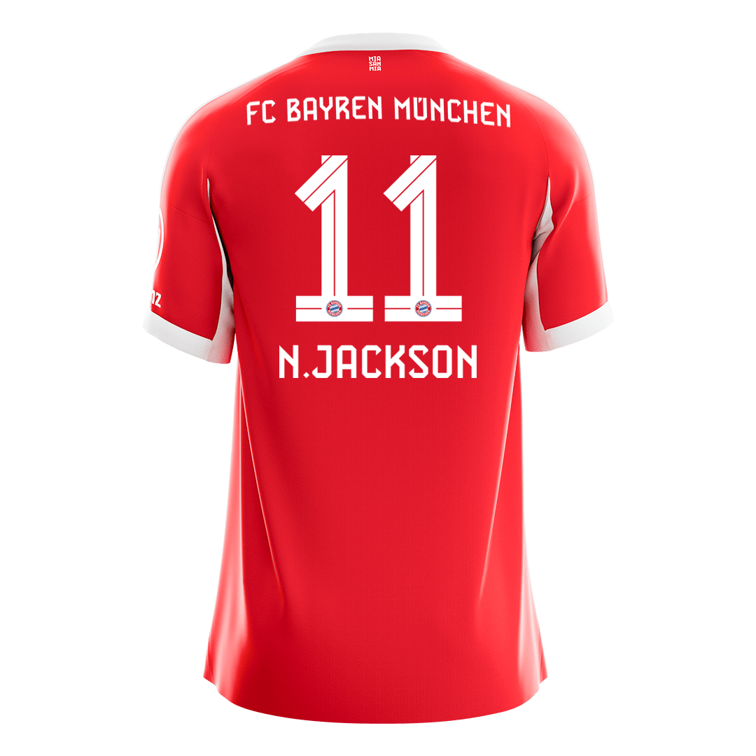 Bayern München Hjemmebanetrøje 2025/26 – N. JACKSON #11