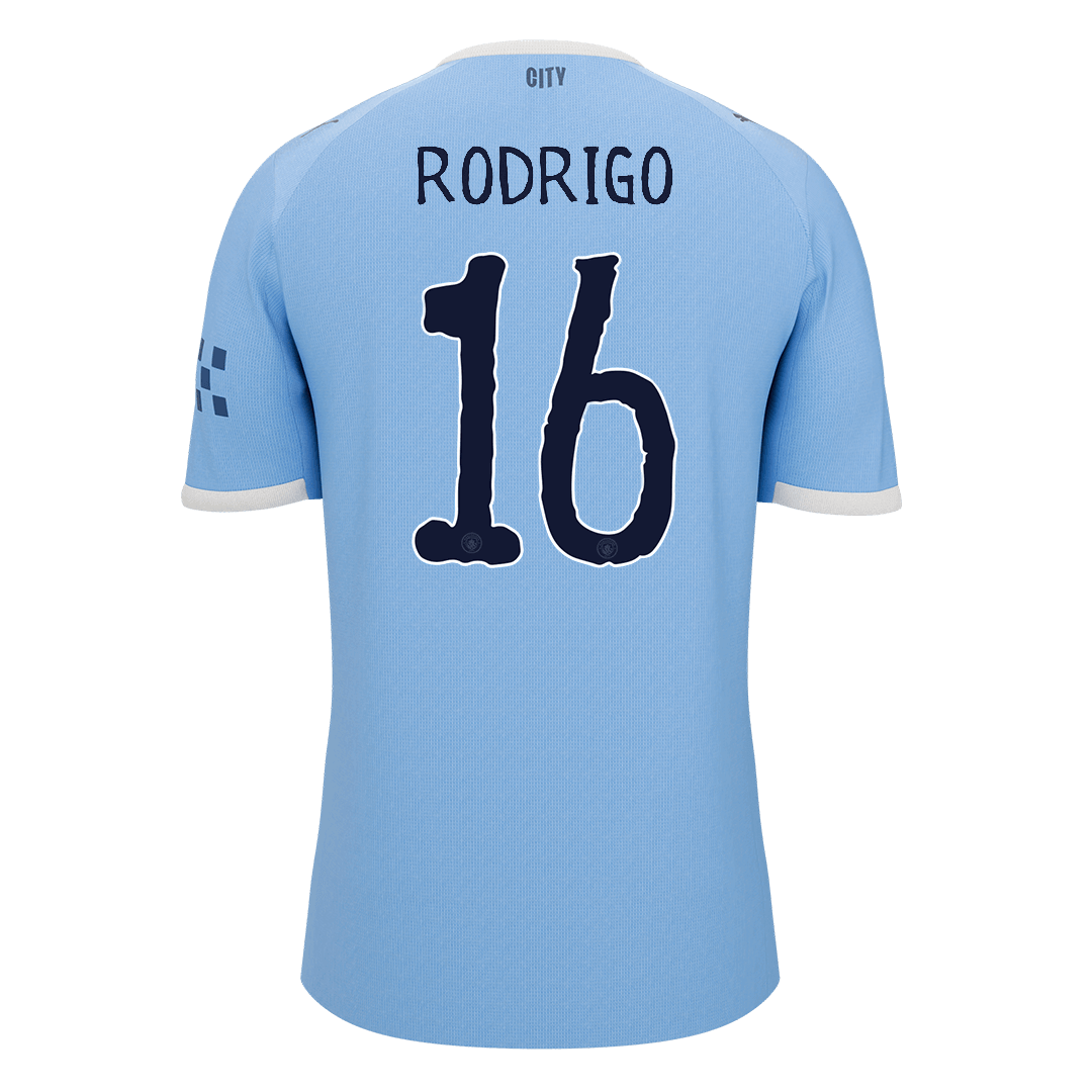Manchester City Hjemmebanetrøje 2025/26 – RODRIGO #16 – Club World Cup