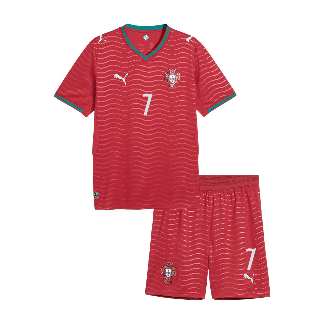 Portugal Hjemmebanesæt Børn VM 2026 – RONALDO #7