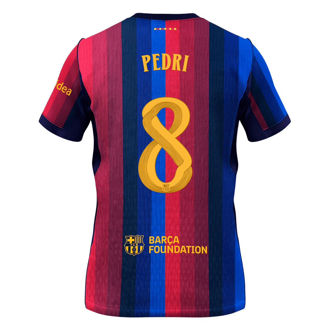 Barcelona Hjemmebanetrøje 2026/27 – PEDRI #8 – UCL
