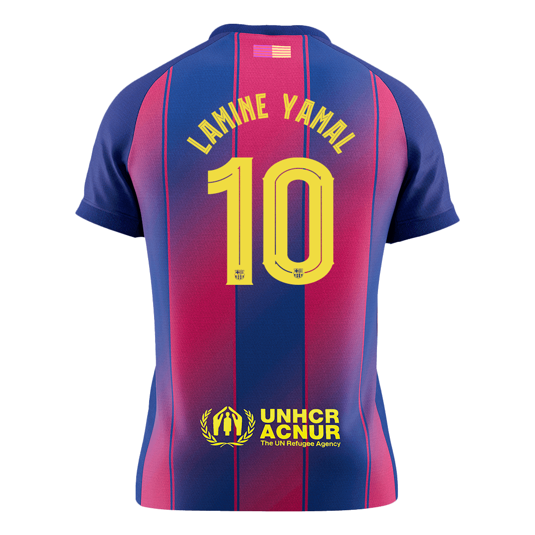 Barcelona Hjemmebanetrøje 2025/26 – LAMINE YAMAL #10 – UCL