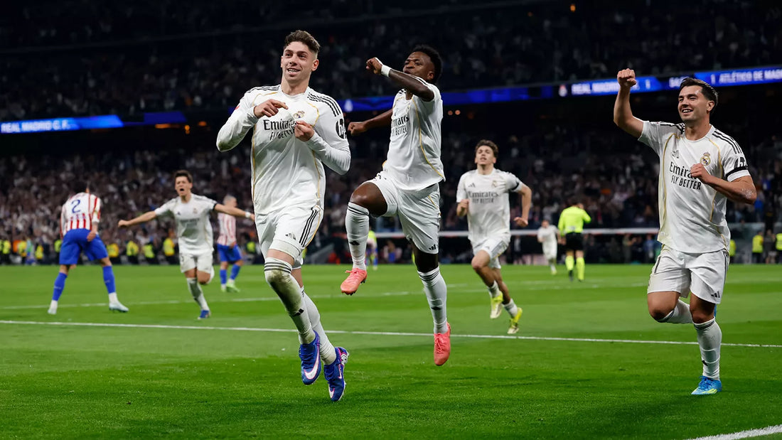 Real Madrid fejrer sejren over Atlético Madrid i Madrid-derbyet