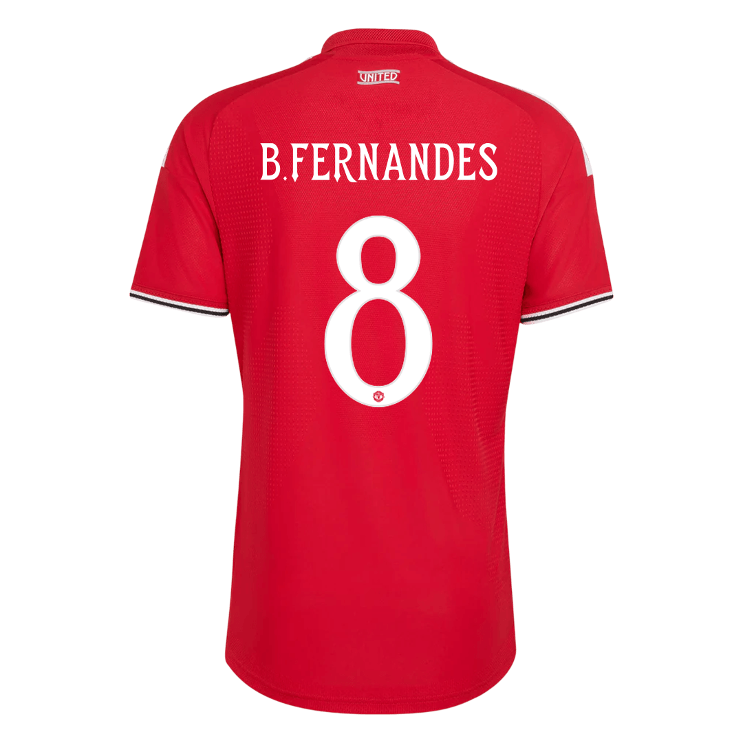 Manchester United Hjemmebanetrøje 2026/27 – B. FERNANDES #8 – UCL [Spillerversion]