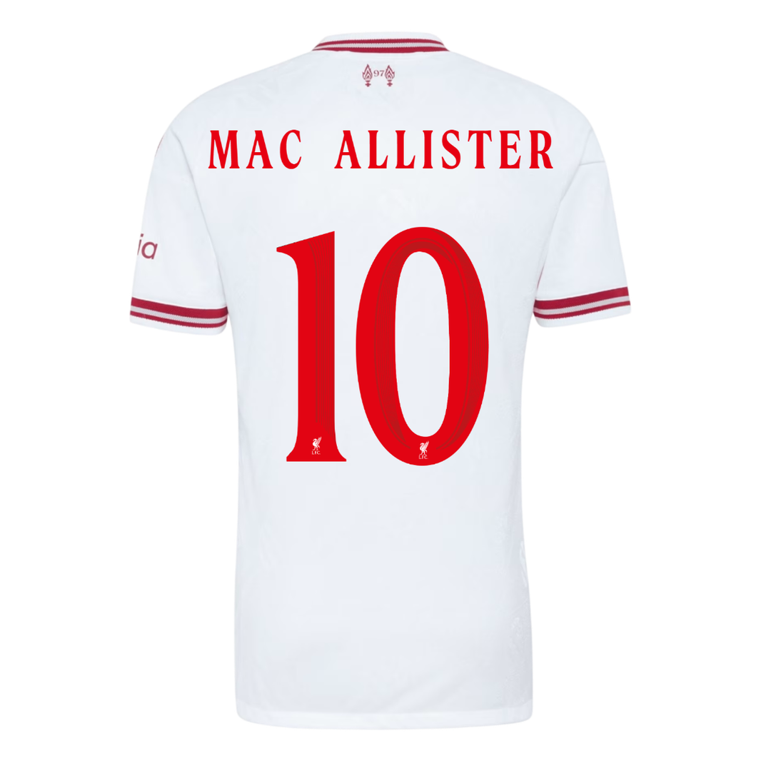 Liverpool Udebanetrøje 2026/27 – MAC ALLISTER #10 [Spillerversion]