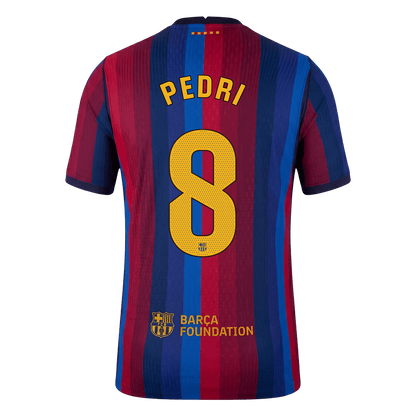 Barcelona Hjemmebanetrøje 2026/27 – PEDRI #8 [Spillerversion]