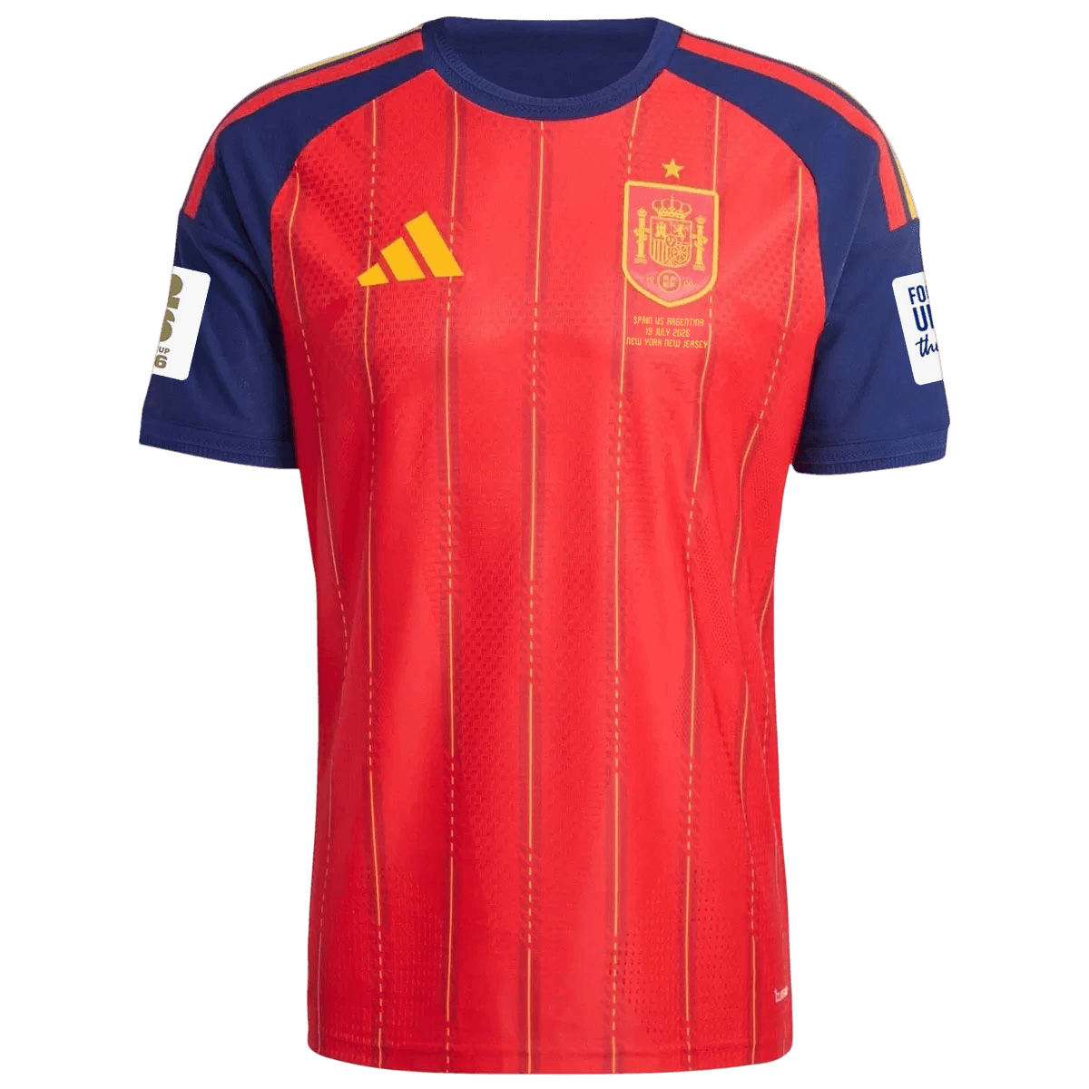 Spanien Hjemmebanetrøje VM 2026 – Finaleudgave