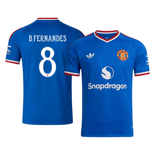 Manchester United Udebanetrøje 2026/27 – B. FERNANDES #8 – UCL