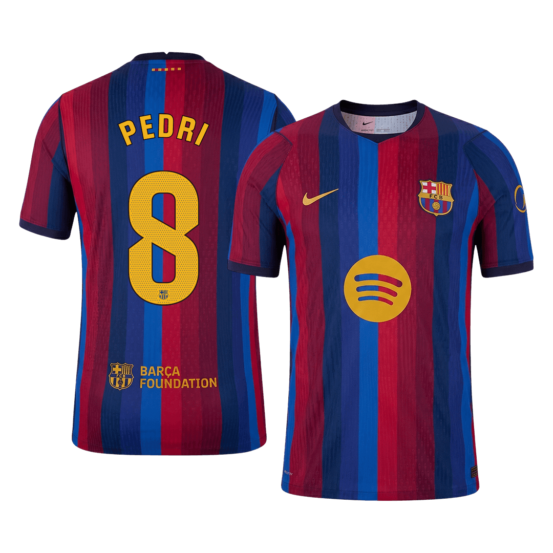 Barcelona Hjemmebanetrøje 2026/27 – PEDRI #8 [Spillerversion]