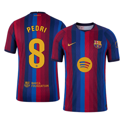 Barcelona Hjemmebanetrøje 2026/27 – PEDRI #8 [Spillerversion]