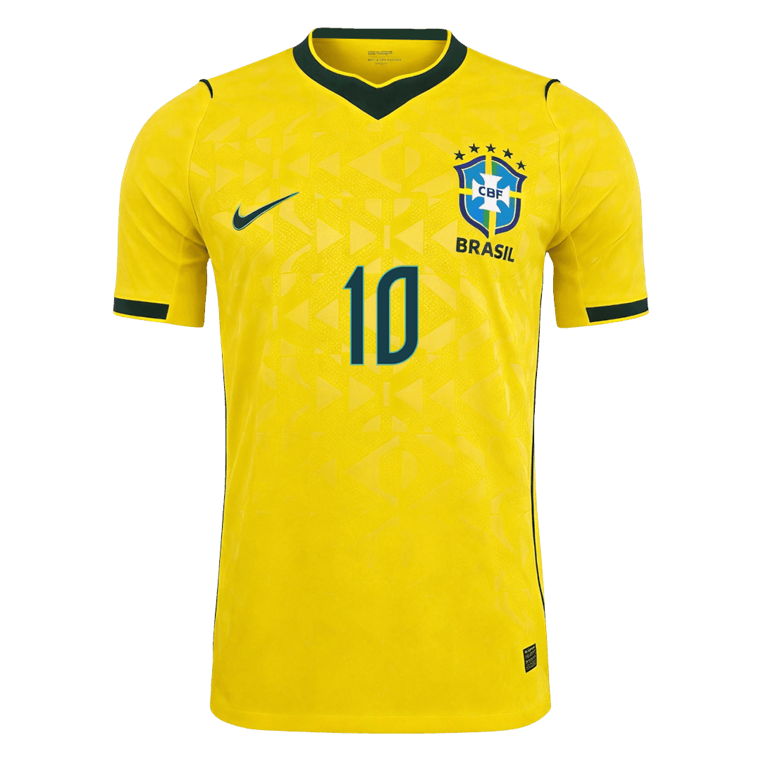 Brazil World Cup Hjemmebanetrøje Spillerversion 2026 NEYMAR JR #10