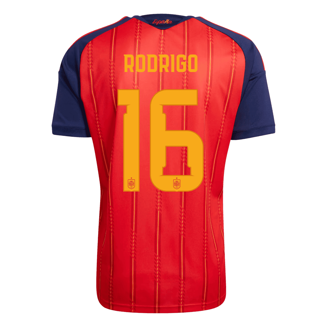[Champion Edition] Spanien Hjemmebanetrøje VM 2026 – RODRIGO #16