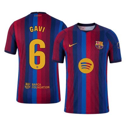 Barcelona Hjemmebanetrøje 2026/27 – GAVI #6 [Spillerversion]