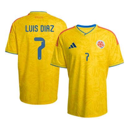Colombia World Cup Hjemmetrøje 2026 LUIS DíAZ #7