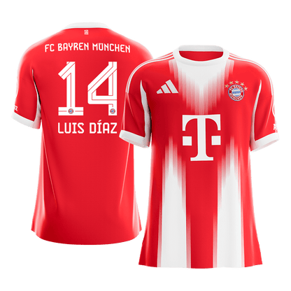 Bayern Munich Hjemmetrøje 2025/26 LUIS DÍAZ #14 [PREMIUM]