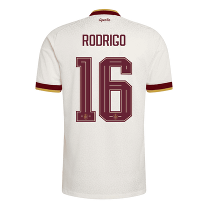 [Champion Edition] Spanien Udebanetrøje VM 2026 – RODRIGO #16 [Spillerversion]