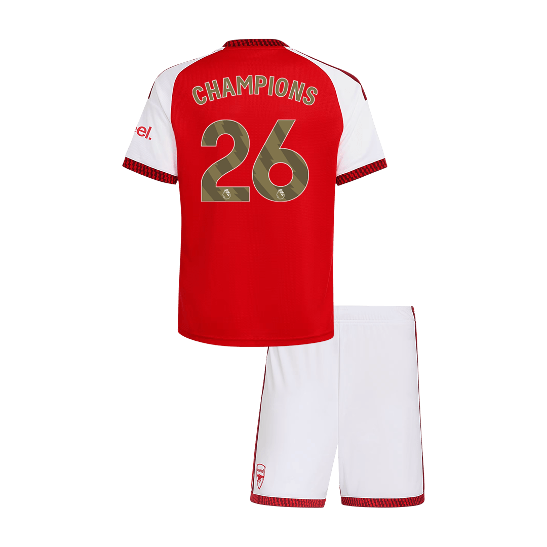 Arsenal Hjemmebanesæt Børn 2026/27 – CHAMPIONS #26