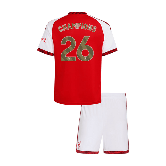 Arsenal Hjemmebanesæt Børn 2026/27 – CHAMPIONS #26