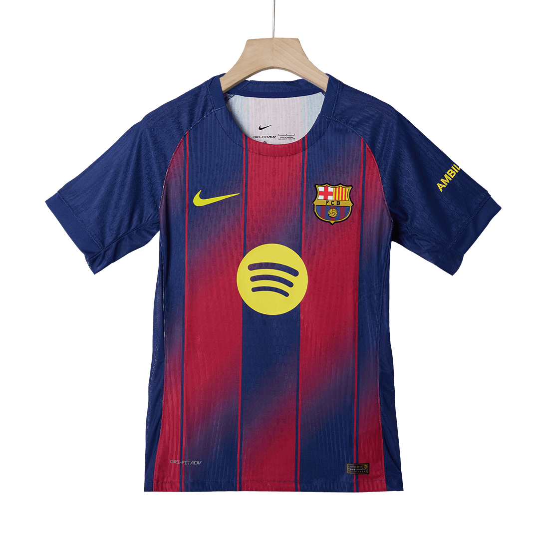 Barcelona Hjemmebanetrøje Spillerversion 2025/26 F.DE JONG #21