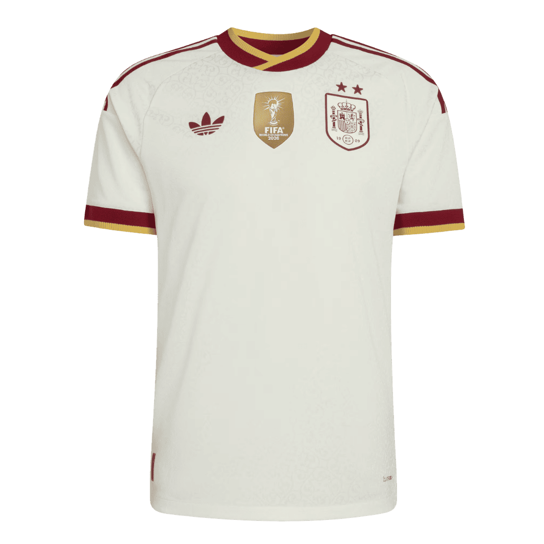 [Champion Edition] Spanien Udebanetrøje VM 2026 [Spillerversion]