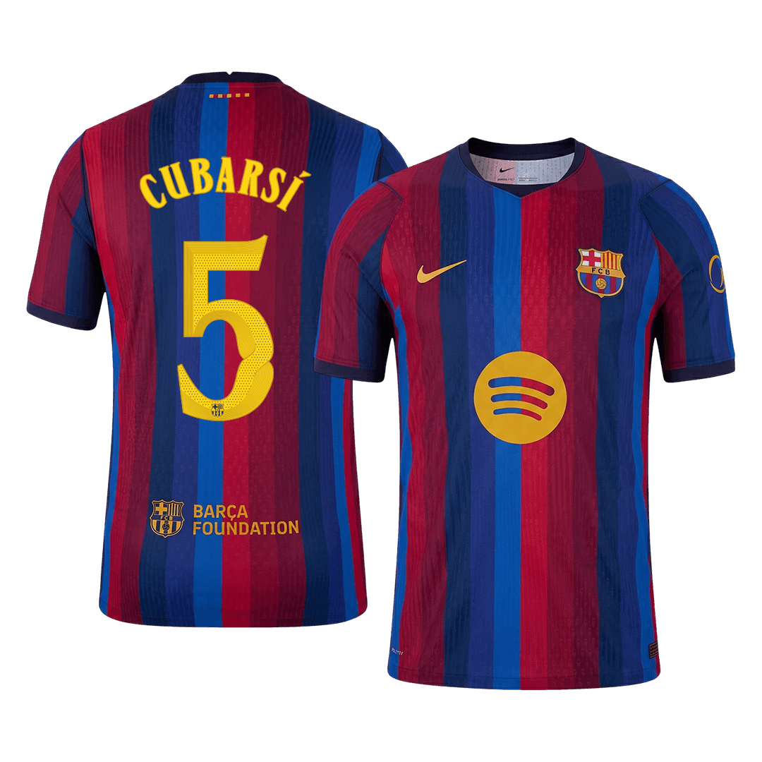 Barcelona Hjemmebanetrøje 2026/27 – CUBARSÍ #5 – UCL [Spillerversion]