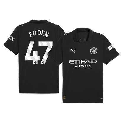 Manchester City Udebanetrøje 2025/26 FODEN #47