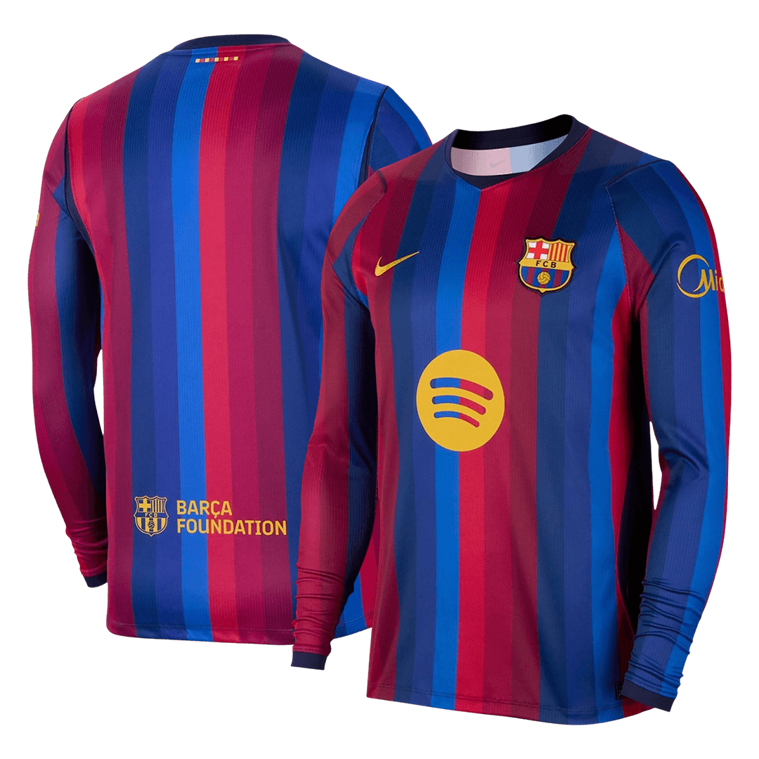Barcelona Hjemmebanetrøje Lange Ærmer 2026/27