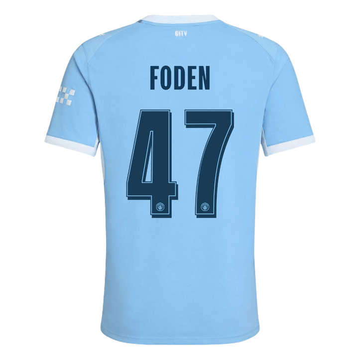 Manchester City Hjemmebanetrøje 2026/27 – FODEN #47 [Spillerversion]
