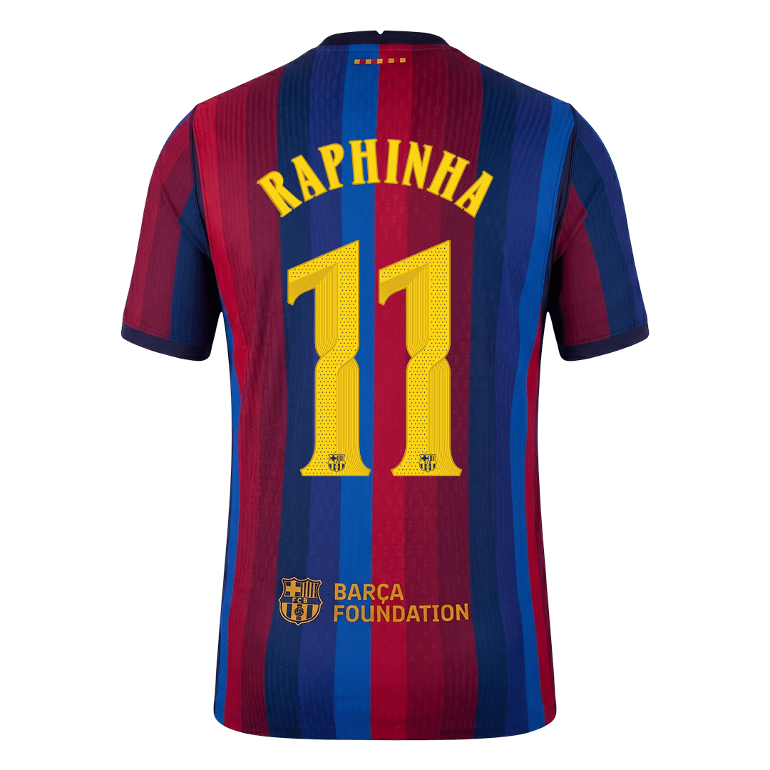 Barcelona Hjemmebanetrøje 2026/27 – RAPHINHA #11 – UCL [Spillerversion]