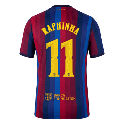 Barcelona Hjemmebanetrøje 2026/27 – RAPHINHA #11 – UCL [Spillerversion]