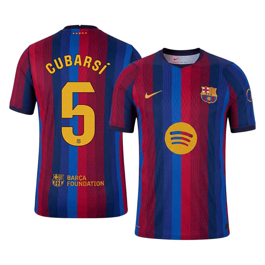 Barcelona Hjemmebanetrøje 2026/27 – CUBARSÍ #5 [Spillerversion]