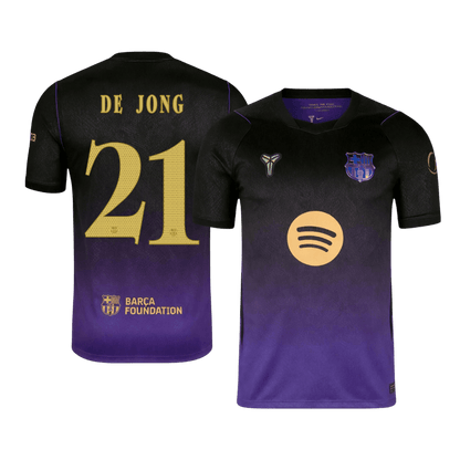 Barcelona Udebanetrøje 2026/27 – DE JONG #21 – UCL [Spillerversion]