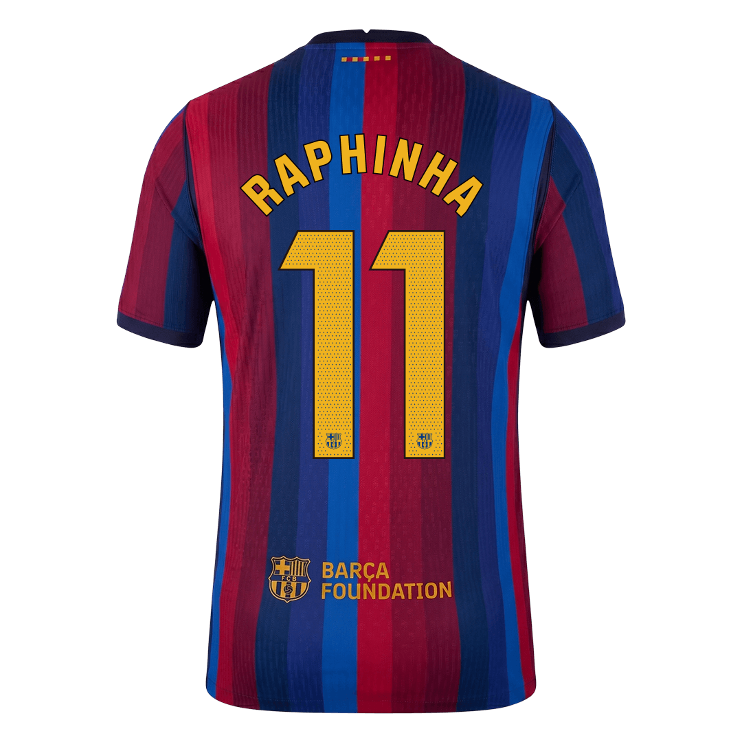 Barcelona Hjemmebanetrøje 2026/27 – RAPHINHA #11 [Spillerversion]