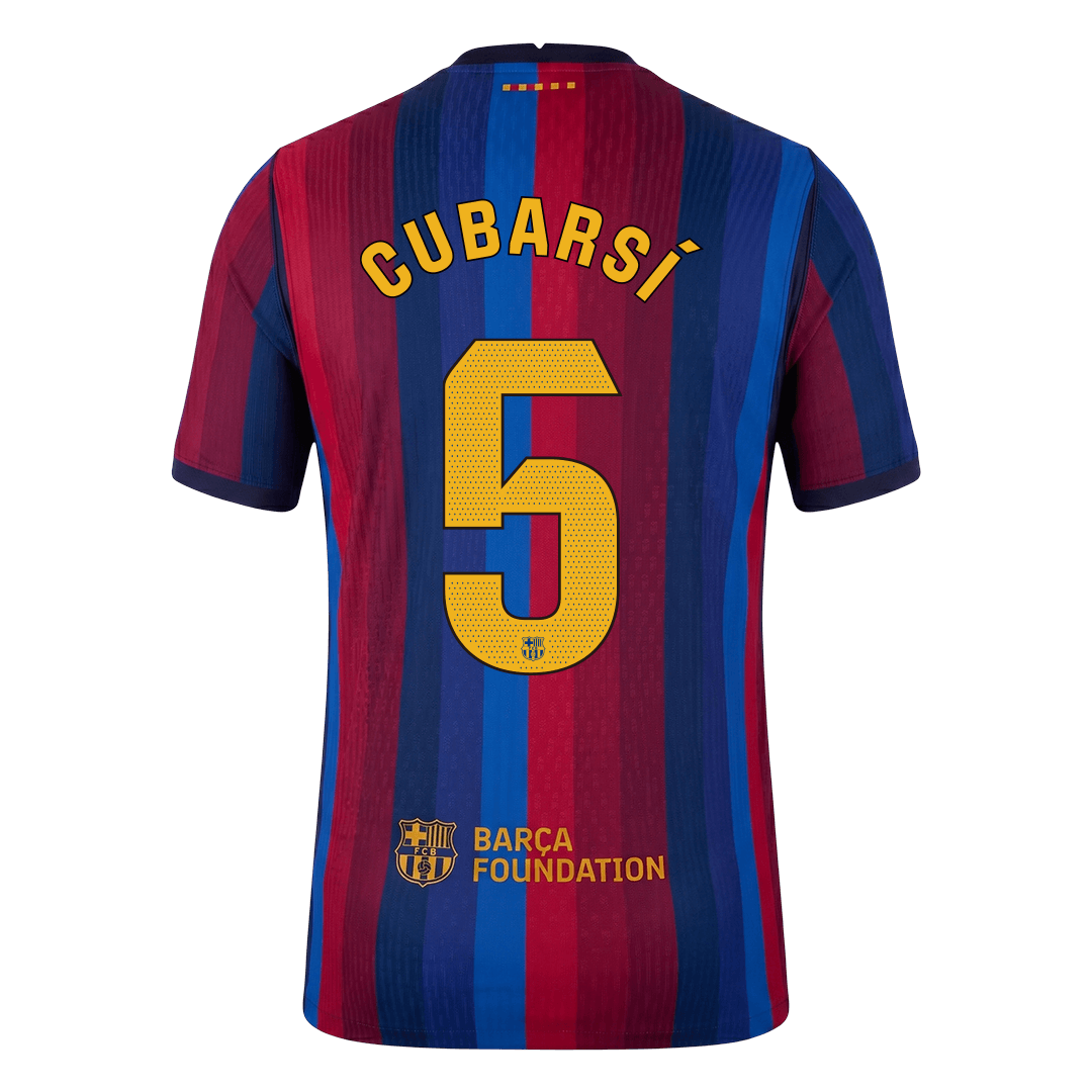 Barcelona Hjemmebanetrøje 2026/27 – CUBARSÍ #5 [Spillerversion]