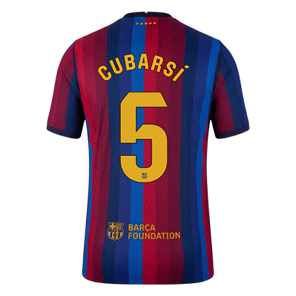 Barcelona Hjemmebanetrøje 2026/27 – CUBARSÍ #5 [Spillerversion]