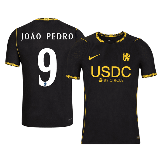 Chelsea Udebanetrøje 2026/27 – JOÃO PEDRO #9 – UCL [Spillerversion]