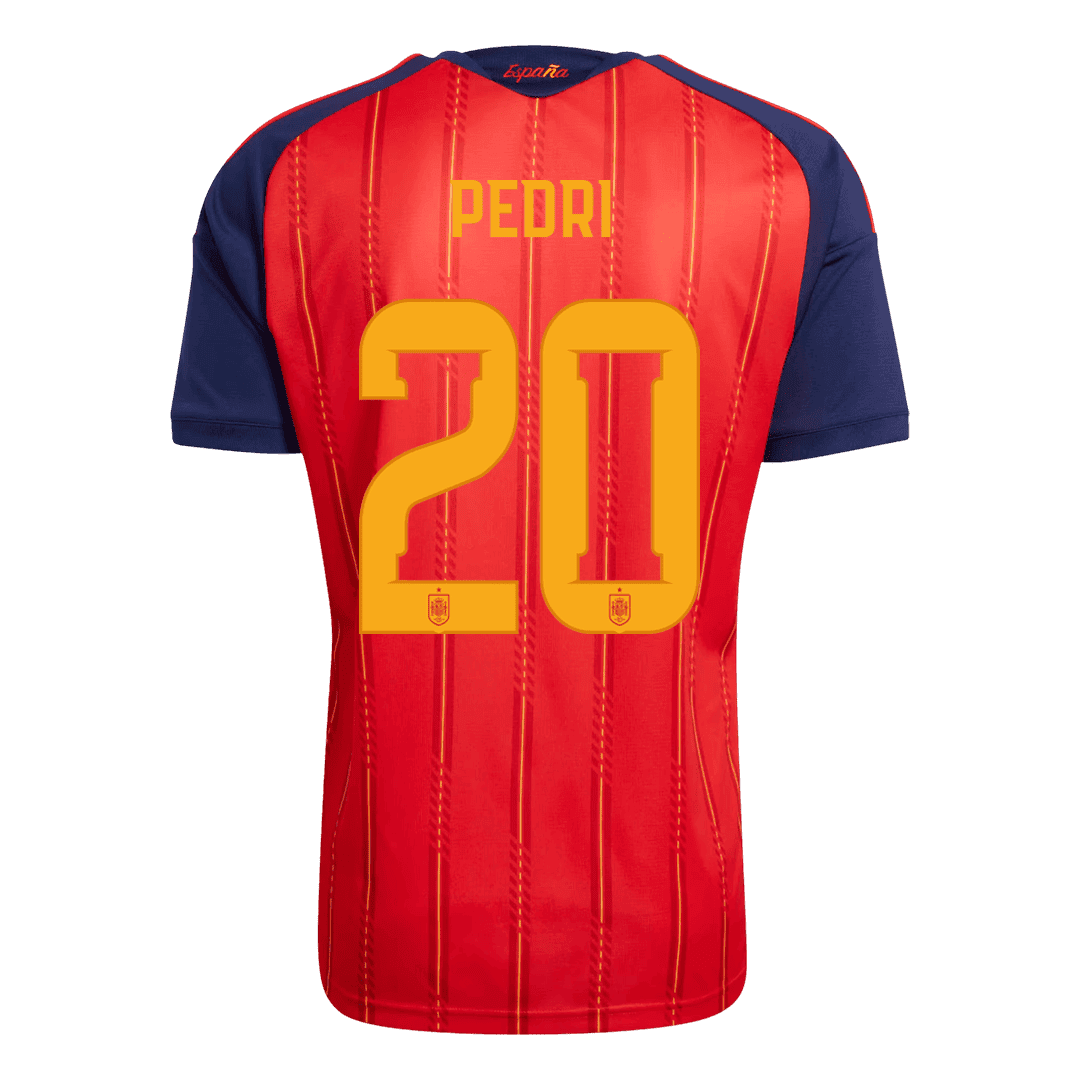 [Champion Edition] Spanien Hjemmebanetrøje VM 2026 – PEDRI #20