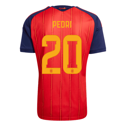 [Champion Edition] Spanien Hjemmebanetrøje VM 2026 – PEDRI #20