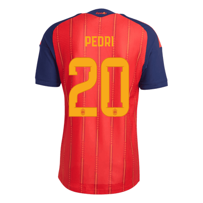 [Champion Edition] Spanien Hjemmebanetrøje VM 2026 – PEDRI #20 [Spillerversion]