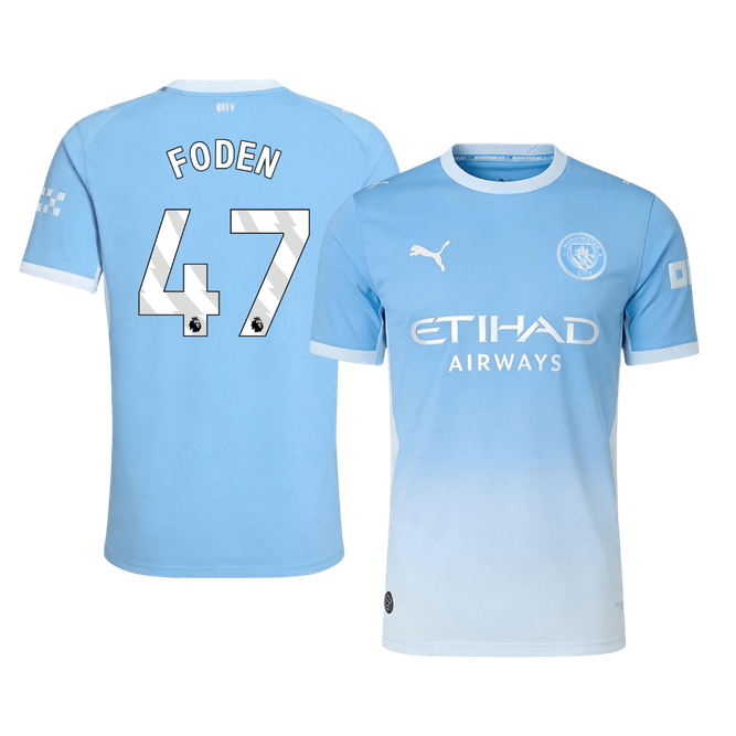 Manchester City Hjemmebanetrøje 2026/27 – FODEN #47 [Spillerversion]