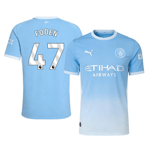 Manchester City Hjemmebanetrøje 2026/27 – FODEN #47 [Spillerversion]