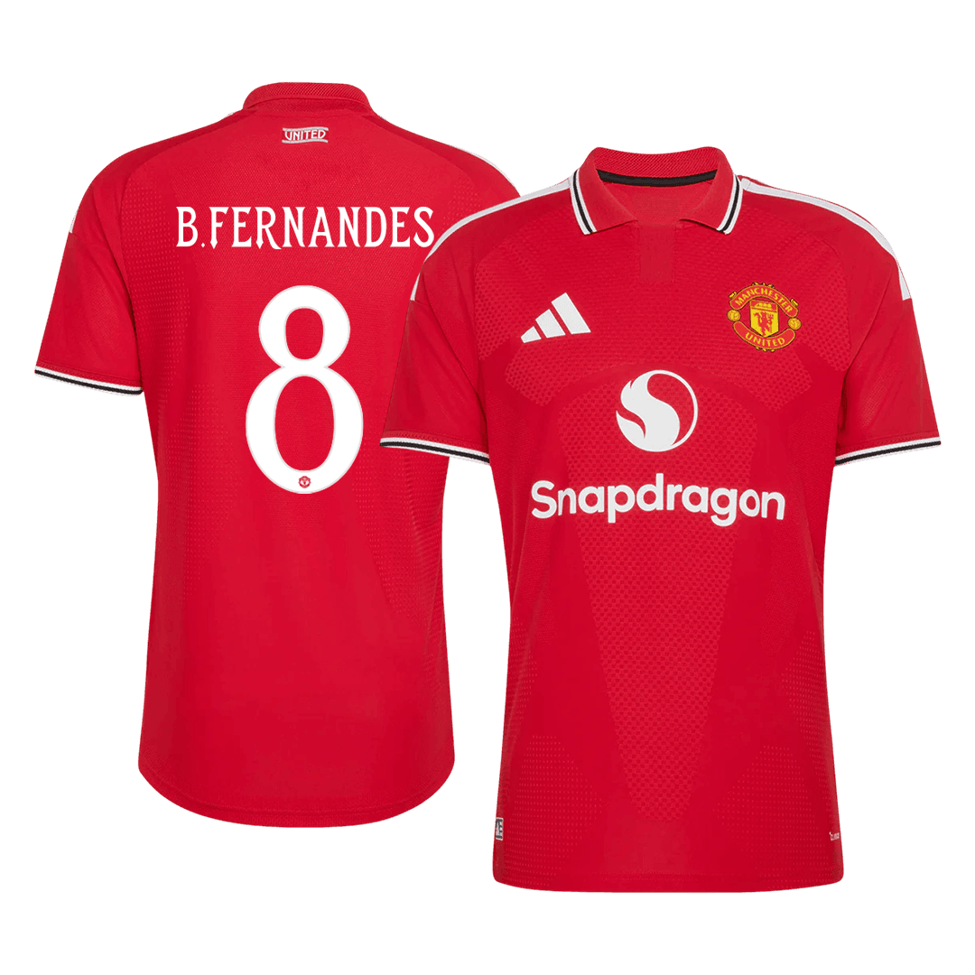 Manchester United Hjemmebanetrøje 2026/27 – B. FERNANDES #8 – UCL [Spillerversion]