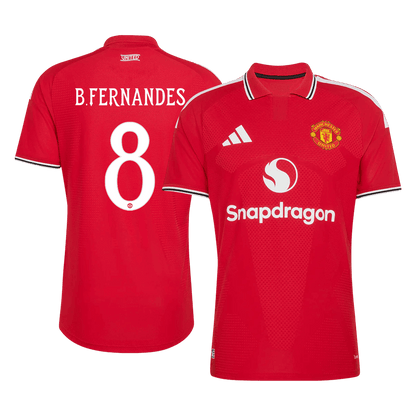 Manchester United Hjemmebanetrøje 2026/27 – B. FERNANDES #8 – UCL [Spillerversion]