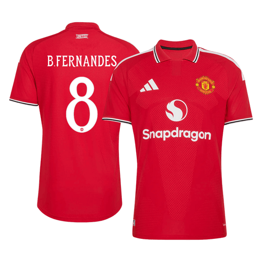 Manchester United Hjemmebanetrøje 2026/27 – B. FERNANDES #8 – UCL [Spillerversion]