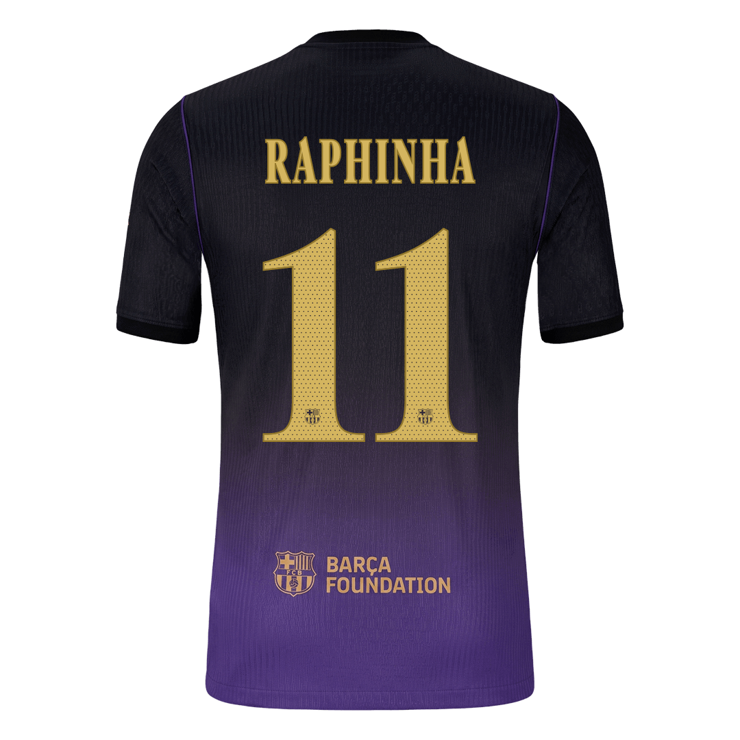 Barcelona Udebanetrøje 2026/27 – RAPHINHA #11 – UCL [Spillerversion]